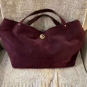 Kate Spade Deep Burgundy Tote Bag